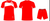 Grip Golden Eagle | Soccer Kit | Red/White | Senior