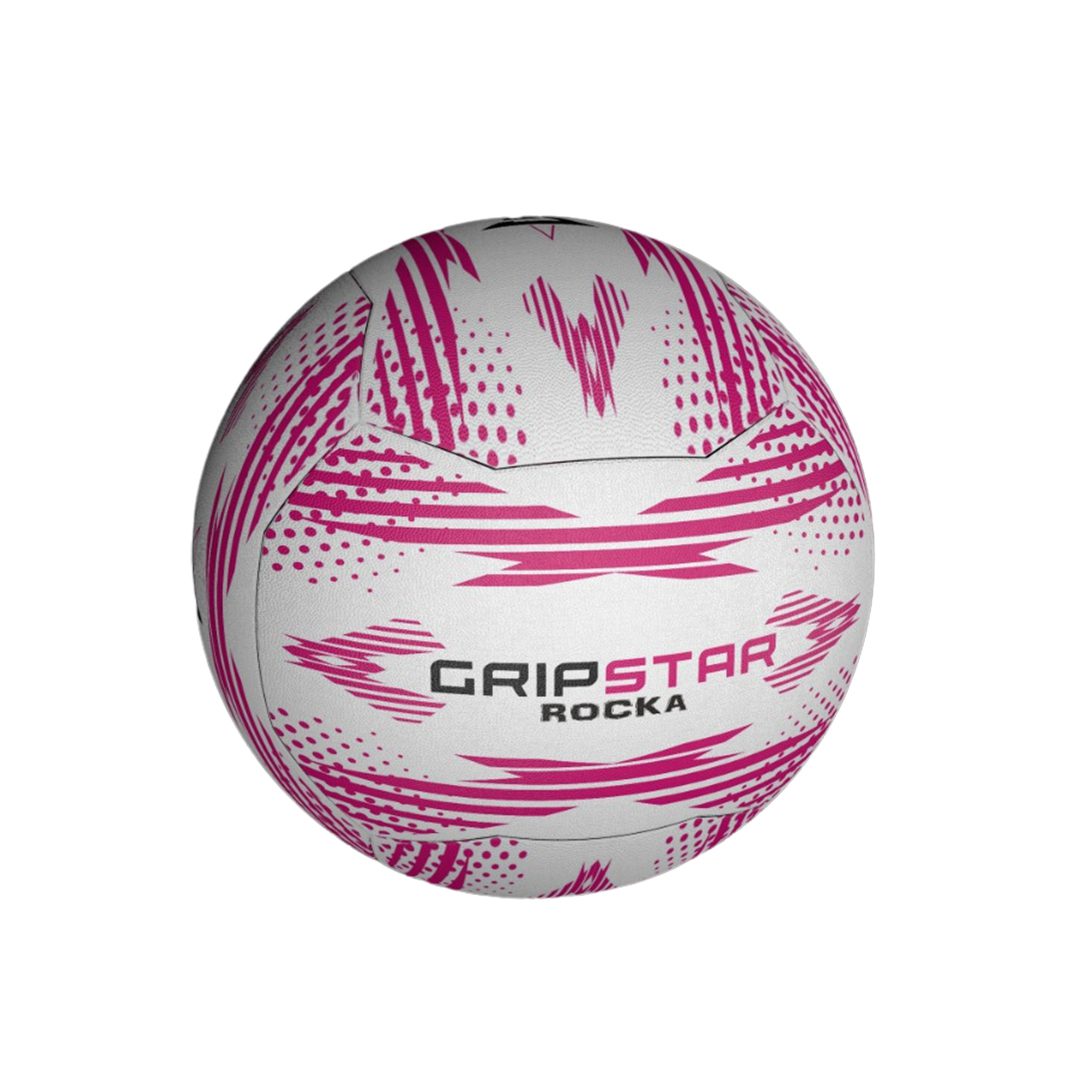 Grip Star Netball Rocka Grip | Hand Stitched | White