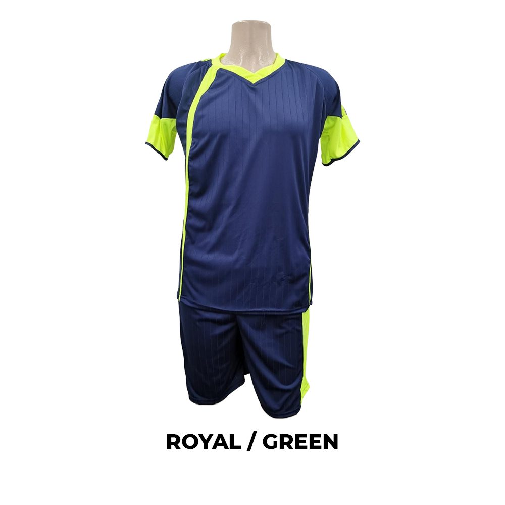 Evolution | Soccer Kit | Set of 14 | Royal/Green