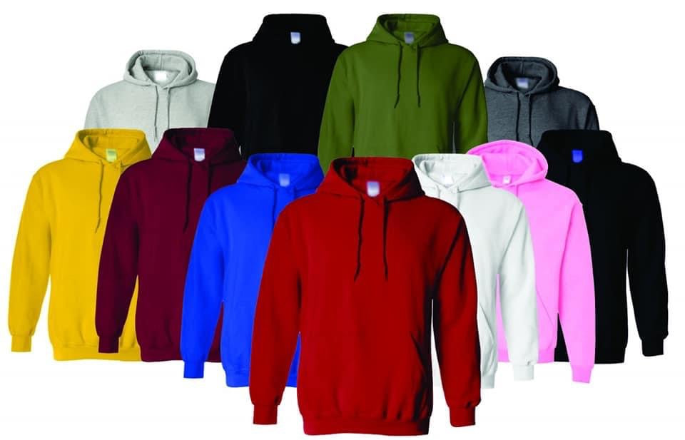 HLY | Three Layers Hoodies | 50% Cotton 50% Pure Poly Fabric | Black