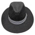 Small Panama Hat | Grey with White ribbon