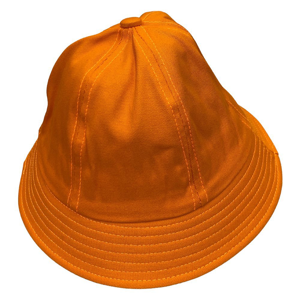 6 Panel Sporty Bucket Hat | Orange