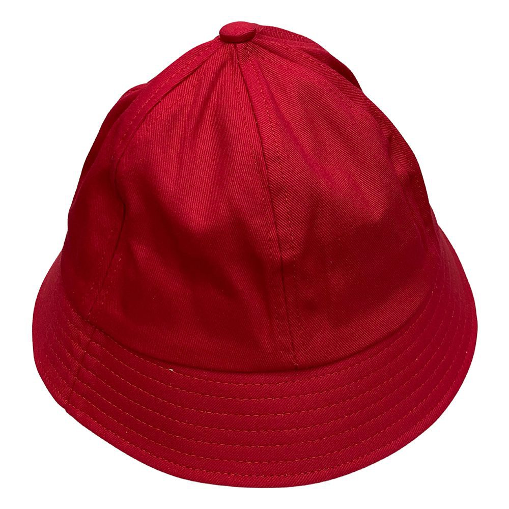 6 Panel Sporty Bucket Hat | Red
