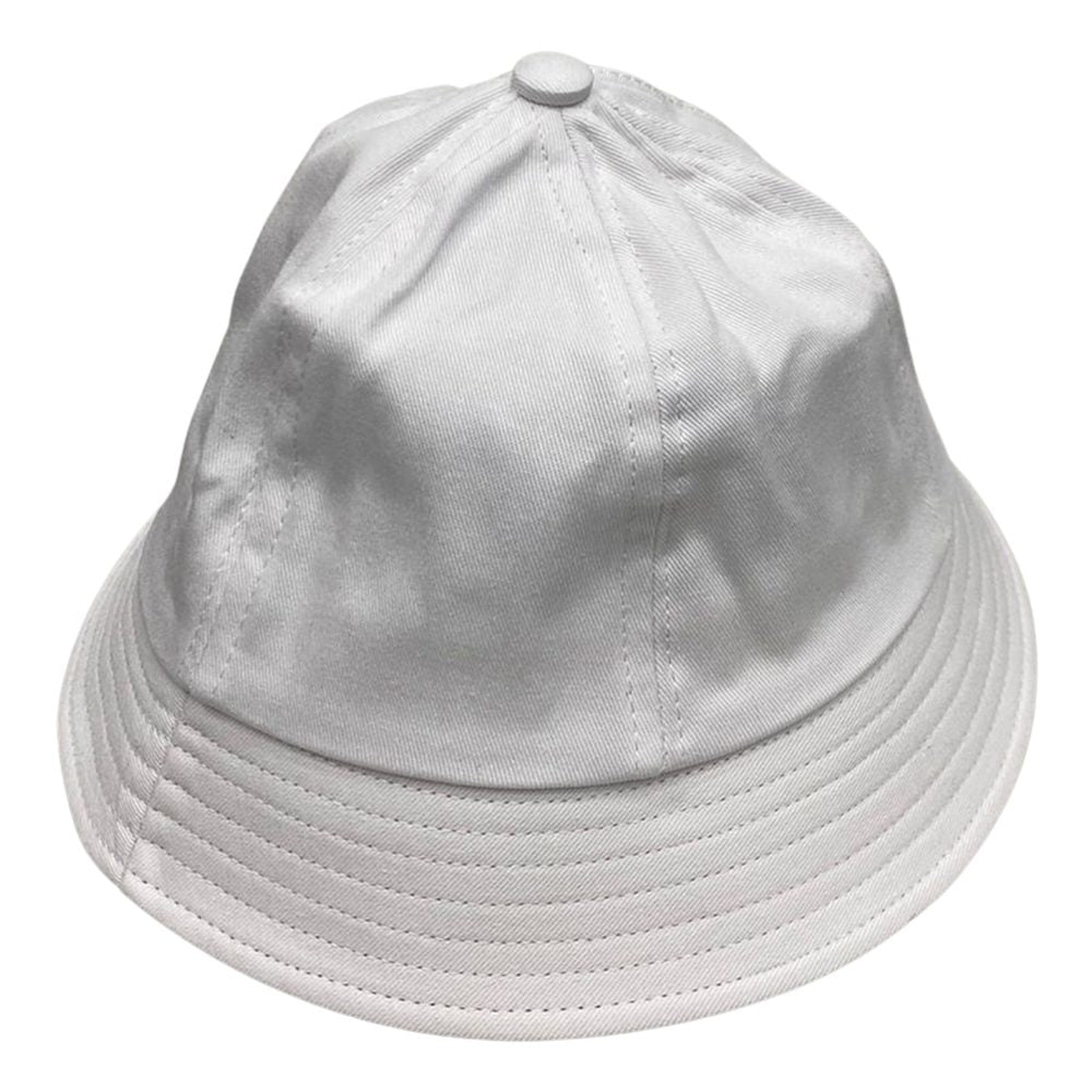 6 Panel Sporty Bucket Hat | White