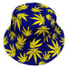 Colored Floppy Bucket Hat | Blue/Yellow