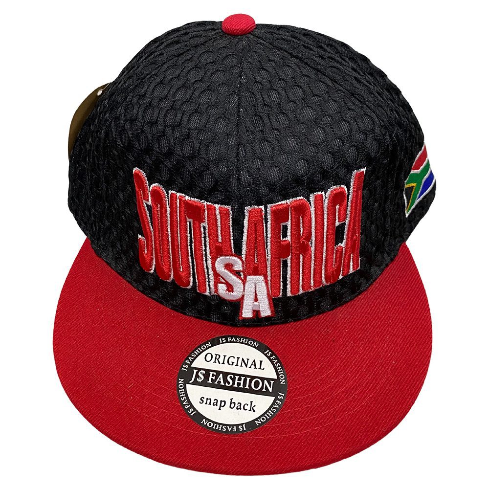 SA Flat Cap | Black / Red