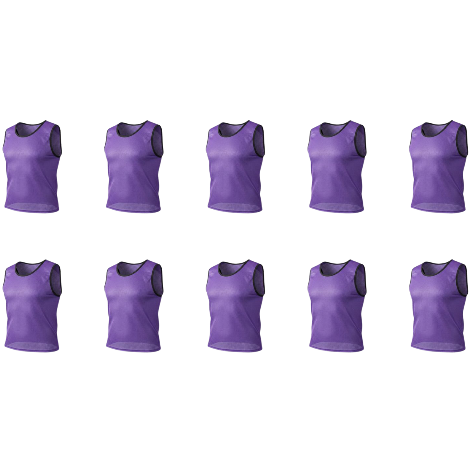 Grip Close End Bibs | Set of 10 | Purple