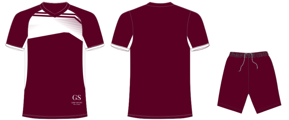 Grip Golden Eagle | Soccer Kit | Maroon/White | Senior