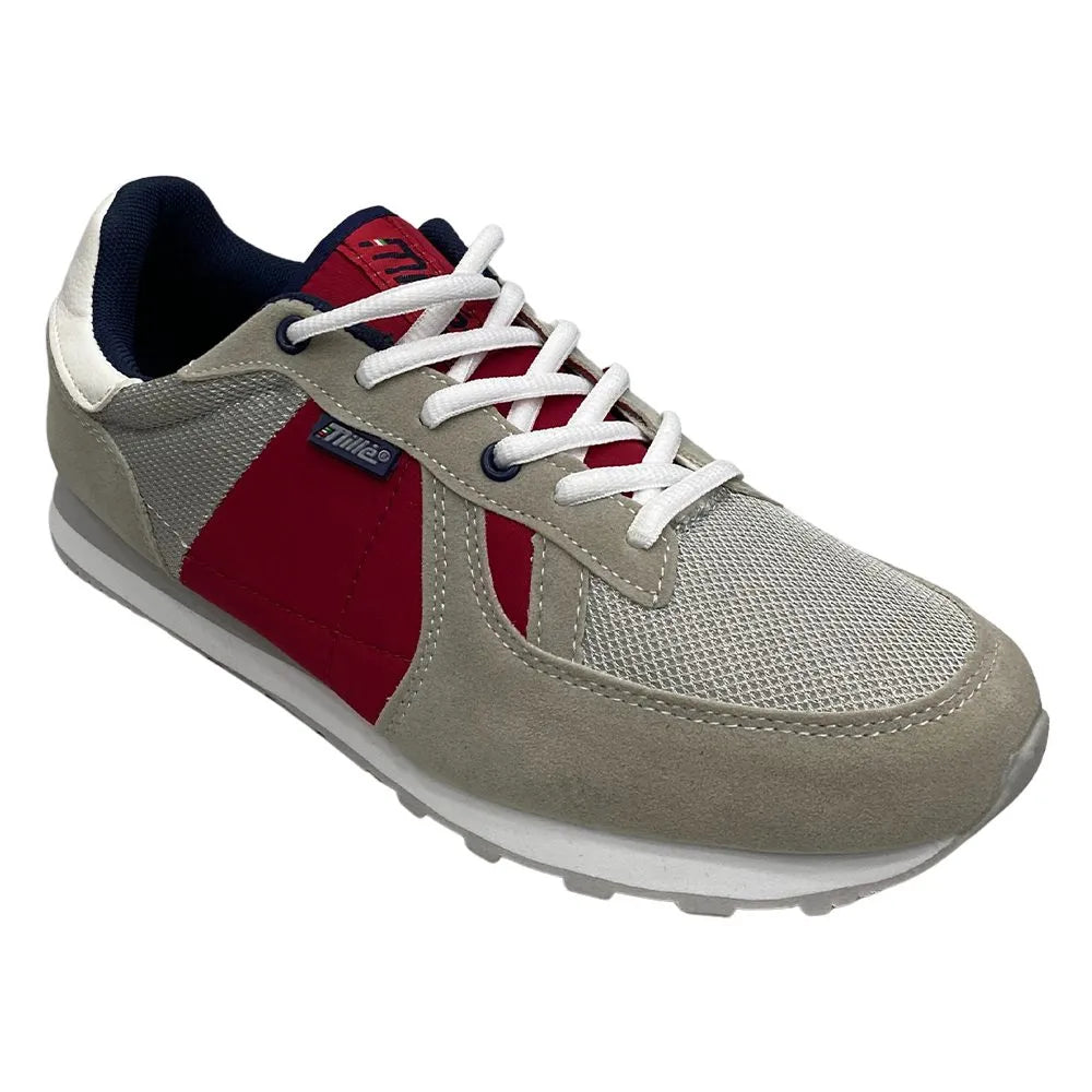 Mille Casual Sports Shoes | Beige/Maroon