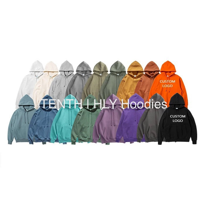 HLY | Three Layers Hoodies | 50% Cotton 50% Pure Poly Fabric | Navy