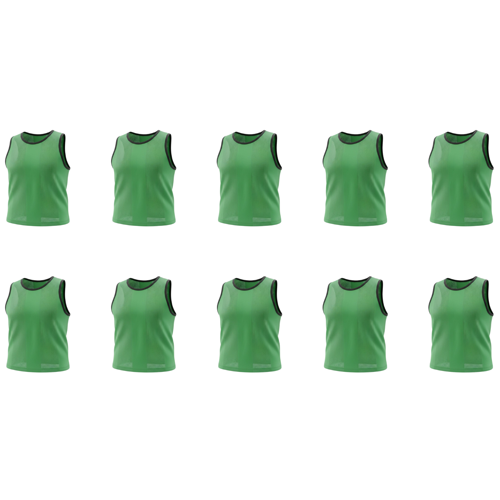 Grip Close End Bibs | Set of 10 | Green