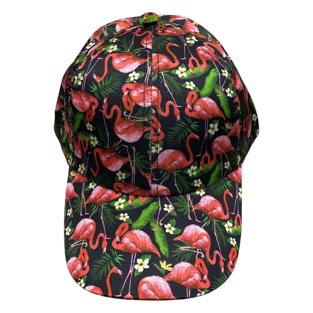 Floral Caps | Black Flamingo
