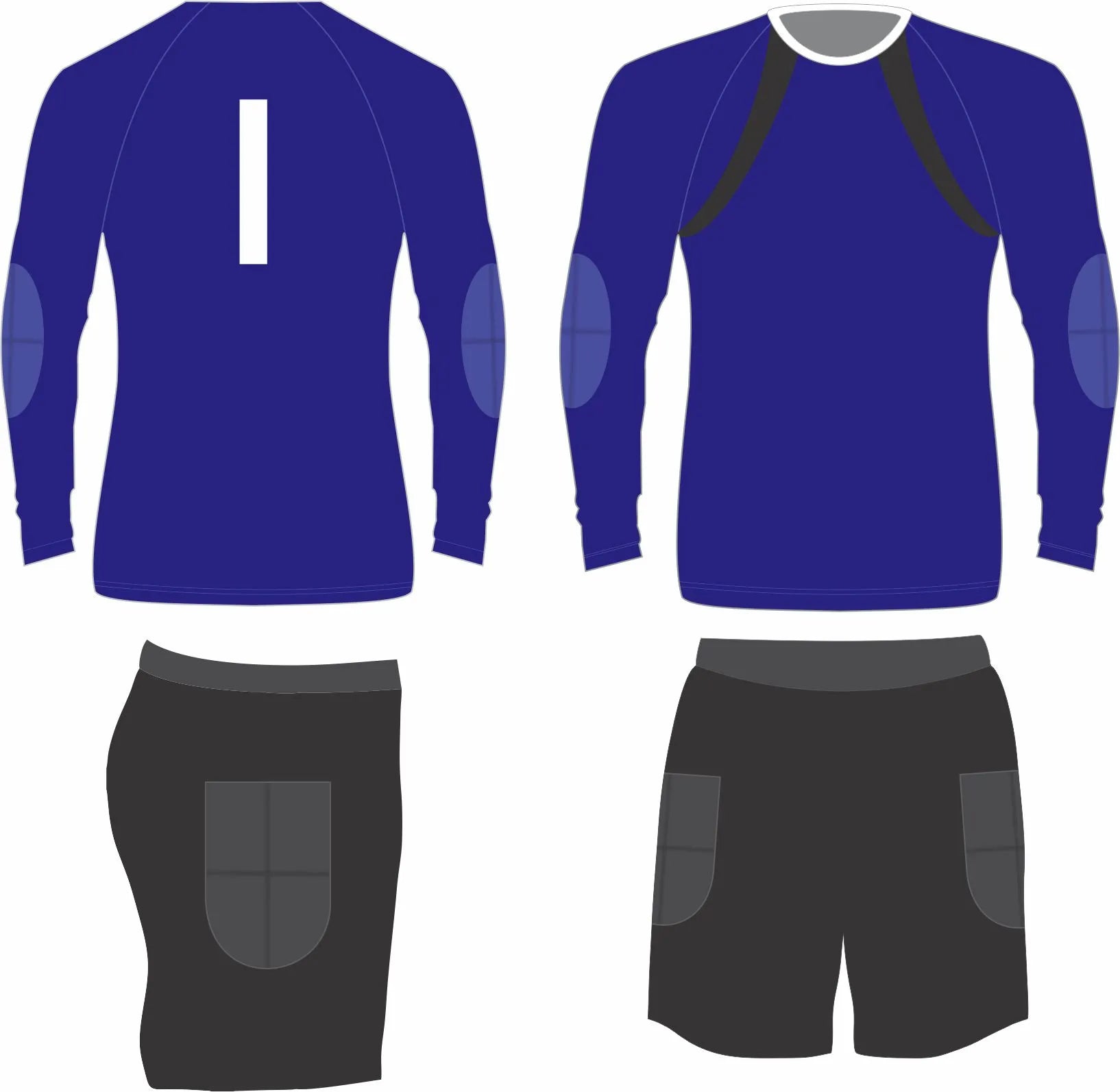 Grip Brighter Goal Keeper Kit | Royal Blue-Black