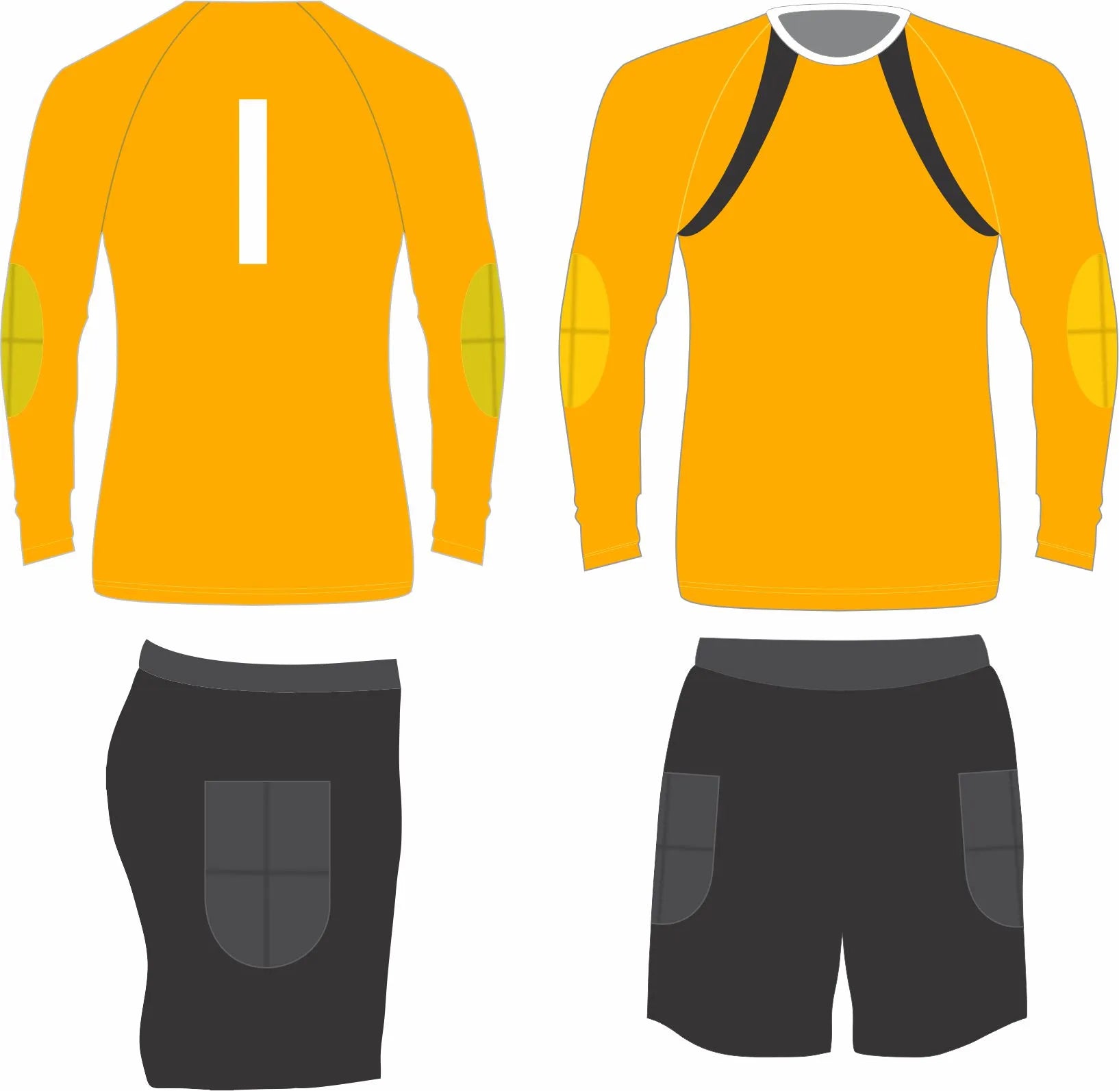 Grip Brighter Goal Keeper Kit | Lime Orange-Black