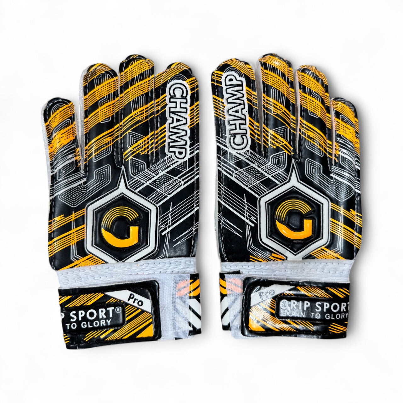 GRIP SPORT Soccer Goal Keeper Gloves - Pro Champ         Black/Orange