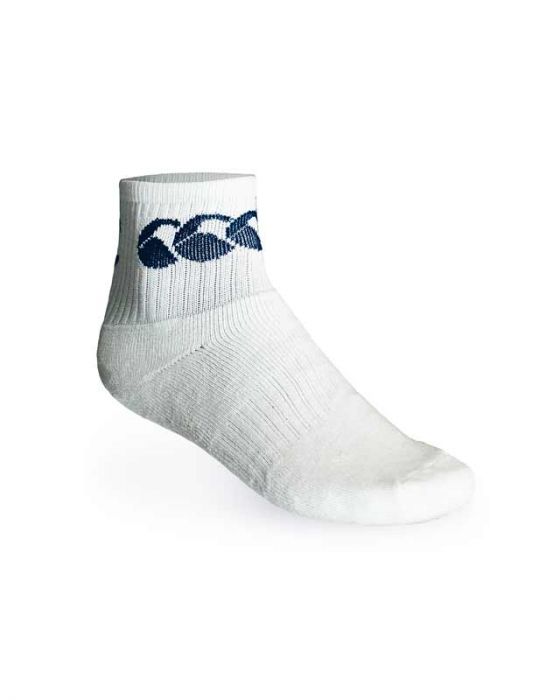 Canterbury Ankle Socks | White