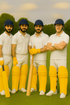 HS Cricket Pads Clads | Yellow