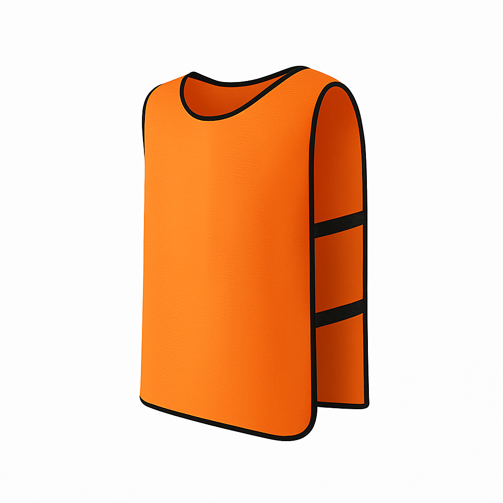 Grip Open-Sided Soccer Bibs | Set of 10 | Orange