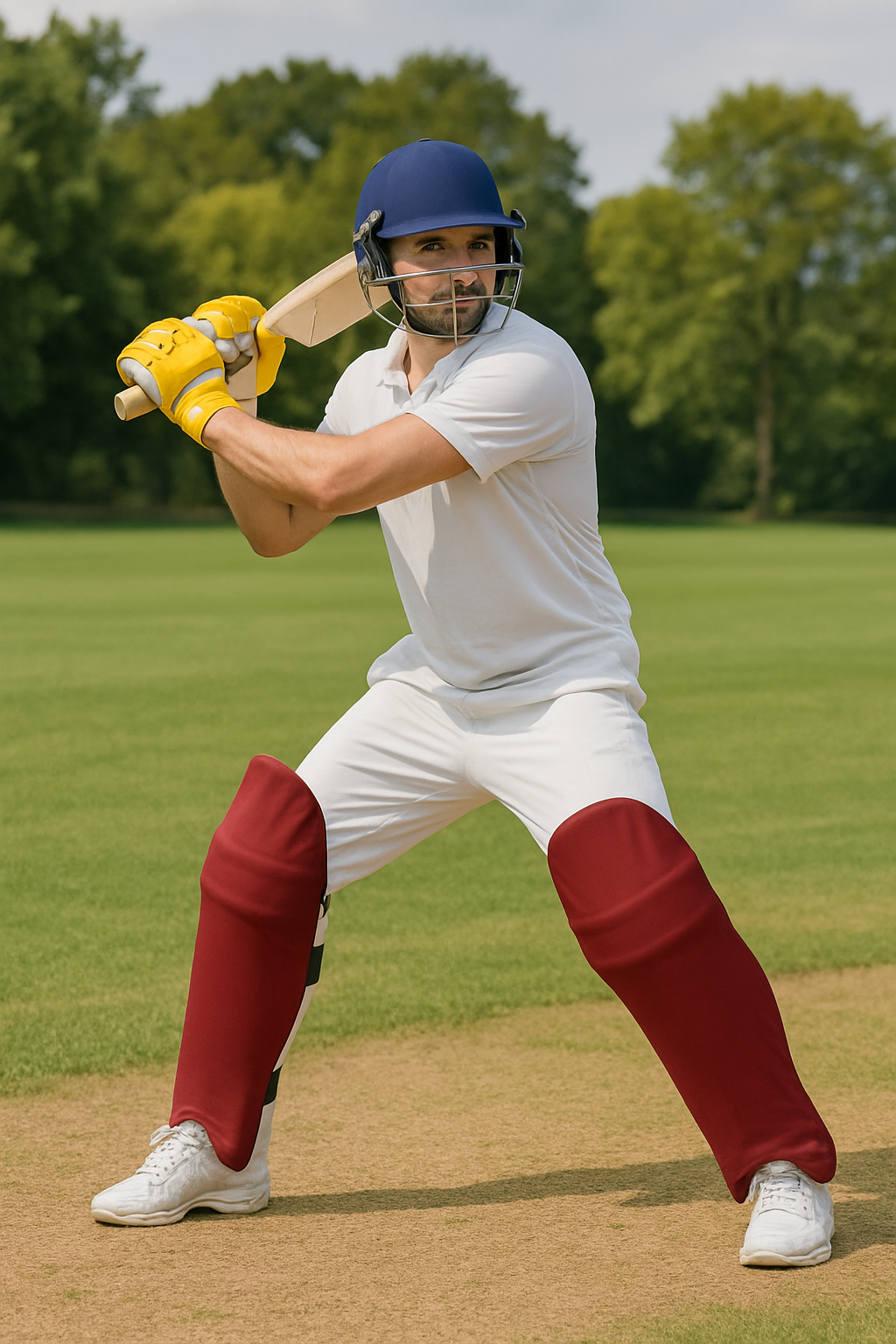HS Cricket Pads Clads | Maroon