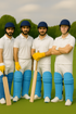 HS Cricket Pads Clads | Sky Blue