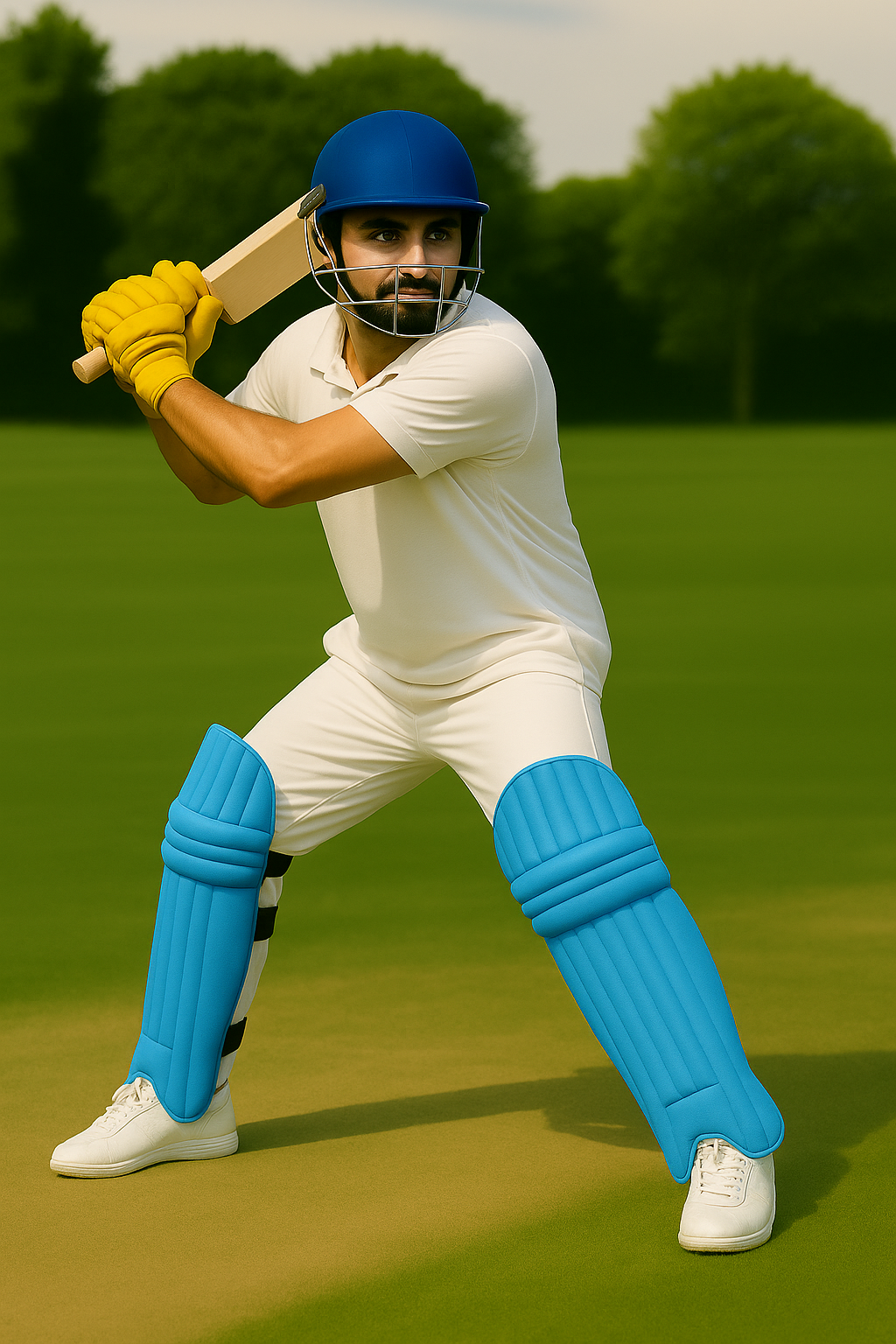 HS Cricket Pads Clads | Sky Blue