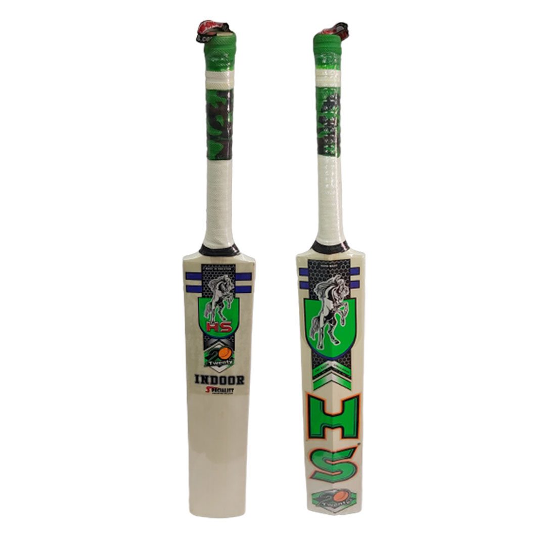 HS Cricket Bat Indoor | T20 Indoor series | Green