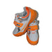 HS Cricket Shoes | Core 7 | White / Orange