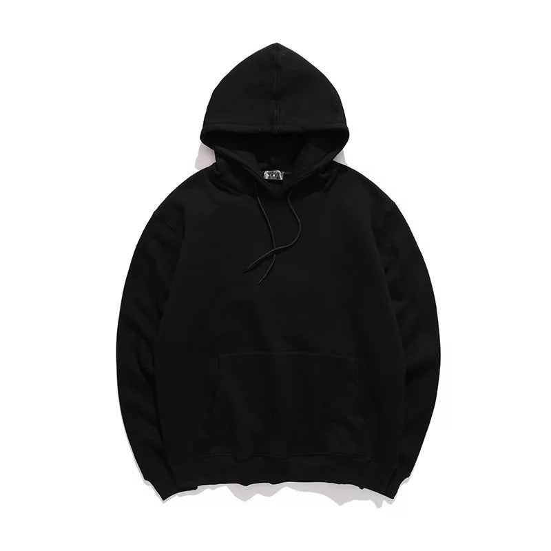 HLY | Three Layers Hoodies | 50% Cotton 50% Pure Poly Fabric | Black