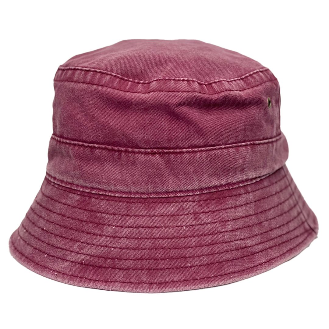 Denim Bucket Hat | Pink