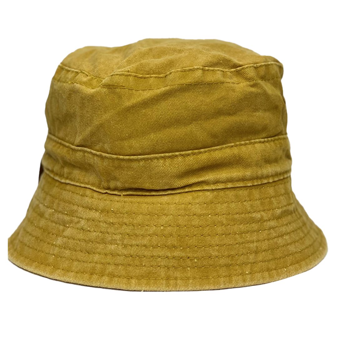 Denim Bucket Hat | Yellow