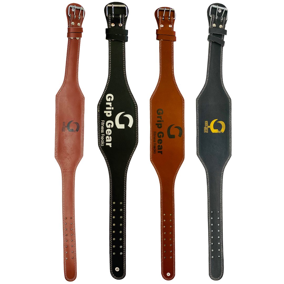 Grip FS Weight Lifting Leather Belt | Black Gold