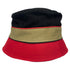 Floppy Bucket Hat | Black / Beige / Red