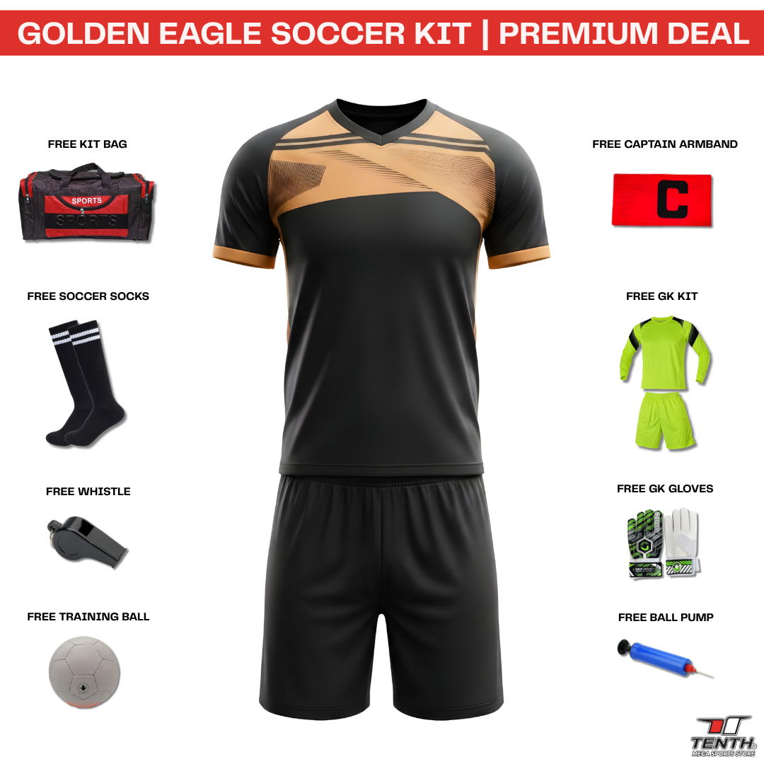 Golden Eagle Soccer Kit | Premium Combo
