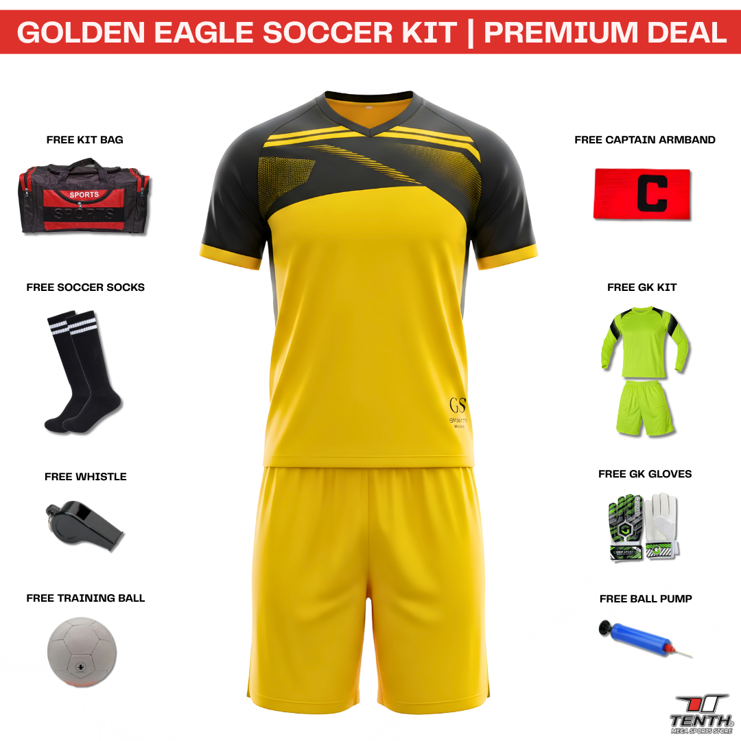 Golden Eagle Soccer Kit | Premium Combo