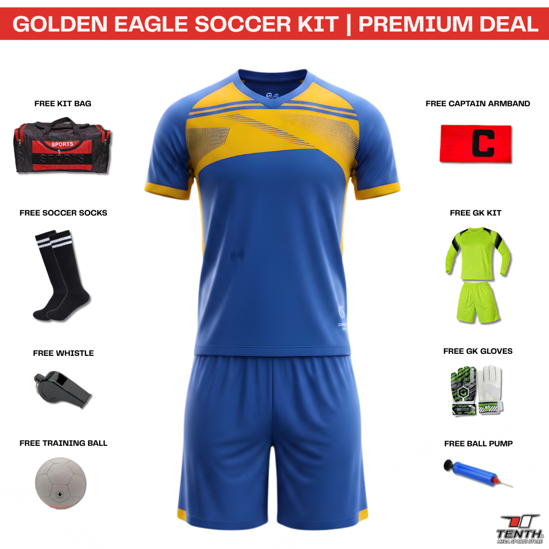 Golden Eagle Soccer Kit | Premium Combo
