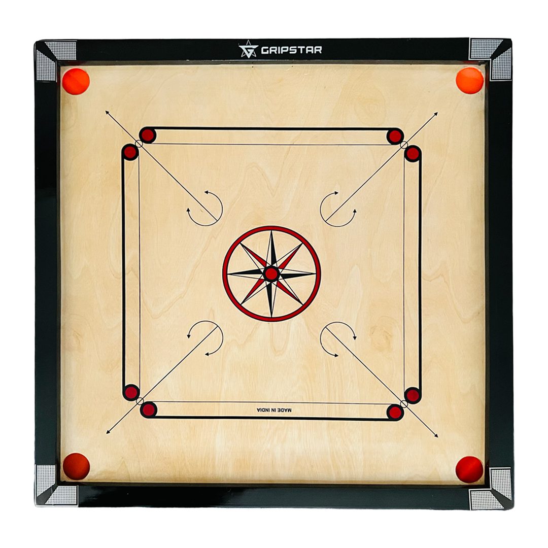 Gripstar Carrom Board -26 x 26