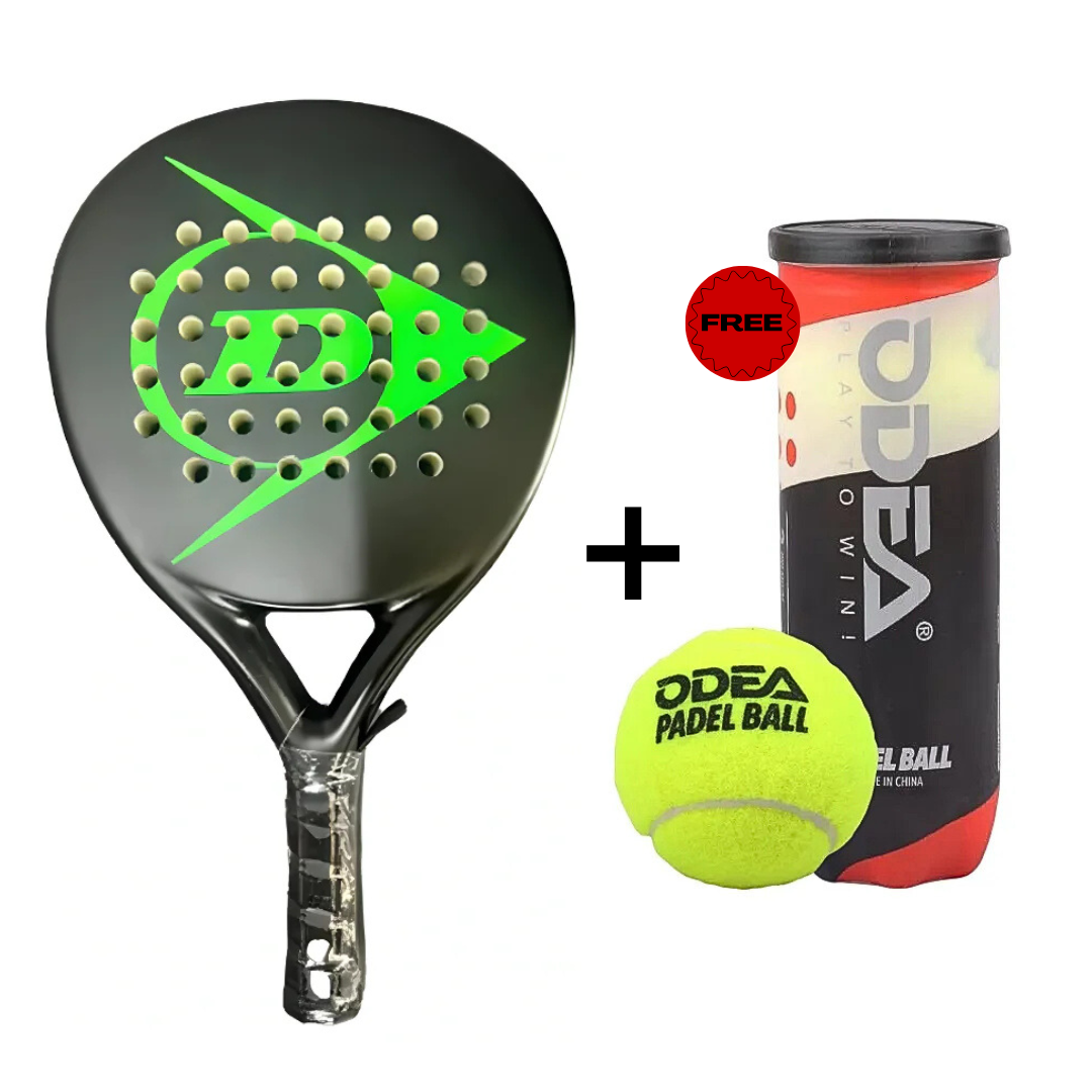 Dunlop Padel Racket | Hire + FREE Odea Padel Balls