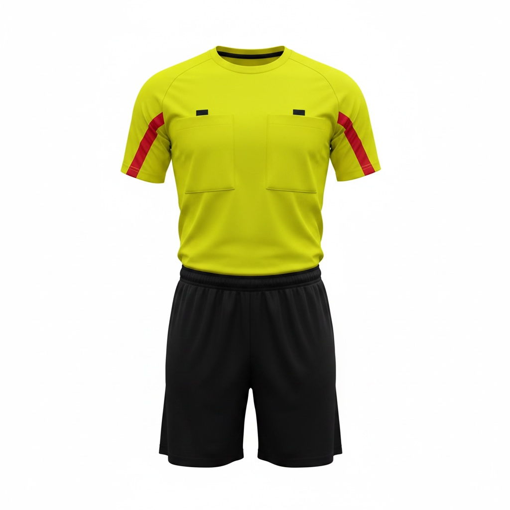 Grip Soccer Referee Kit | Senior|  Yellow / Black