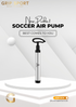 Grip Soccer Ball Air pump