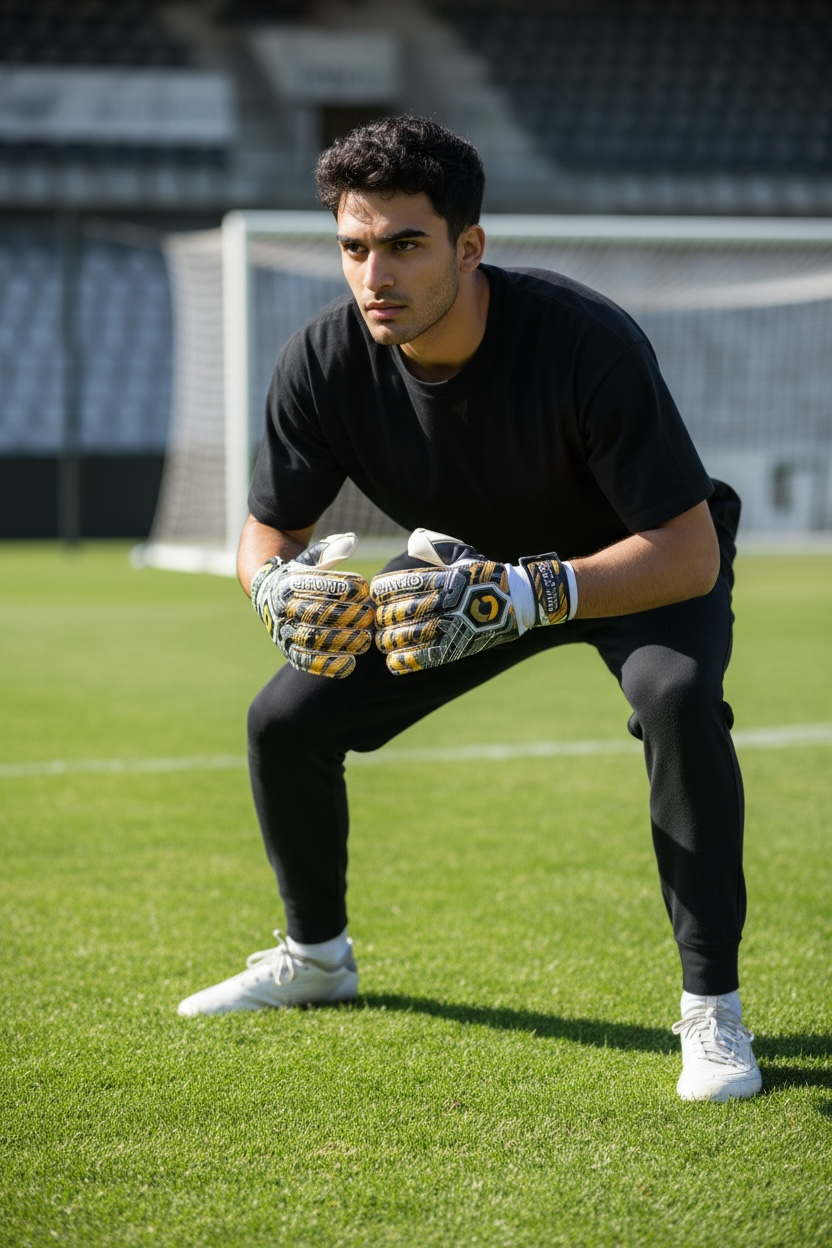 GRIP SPORT Soccer Goal Keeper Gloves - Pro Champ         Black/Orange
