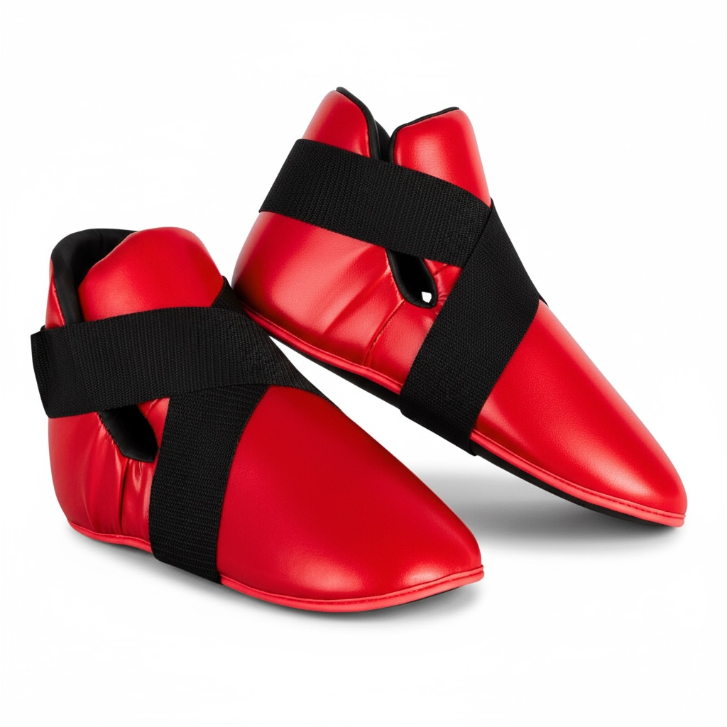 Grip Karate Foot Protector - Red