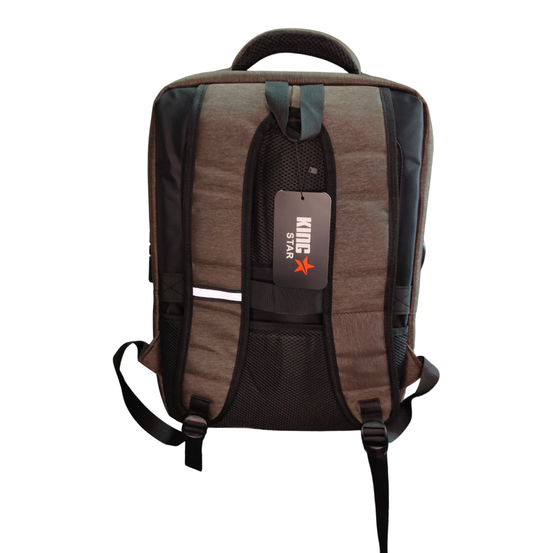 King Star L/P Backpack | USB Charging Port | Lock
