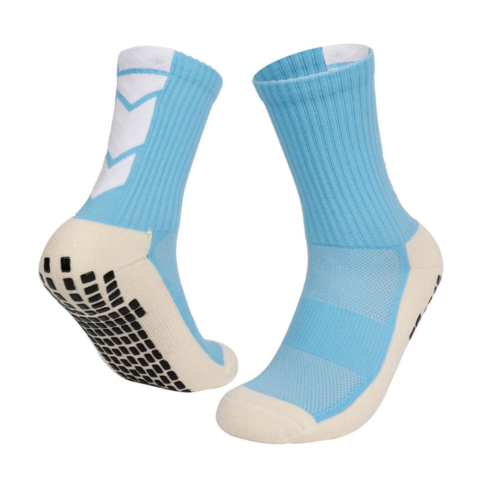 Grip Star Anti Slip Soccer Socks | Multi Color | Sky