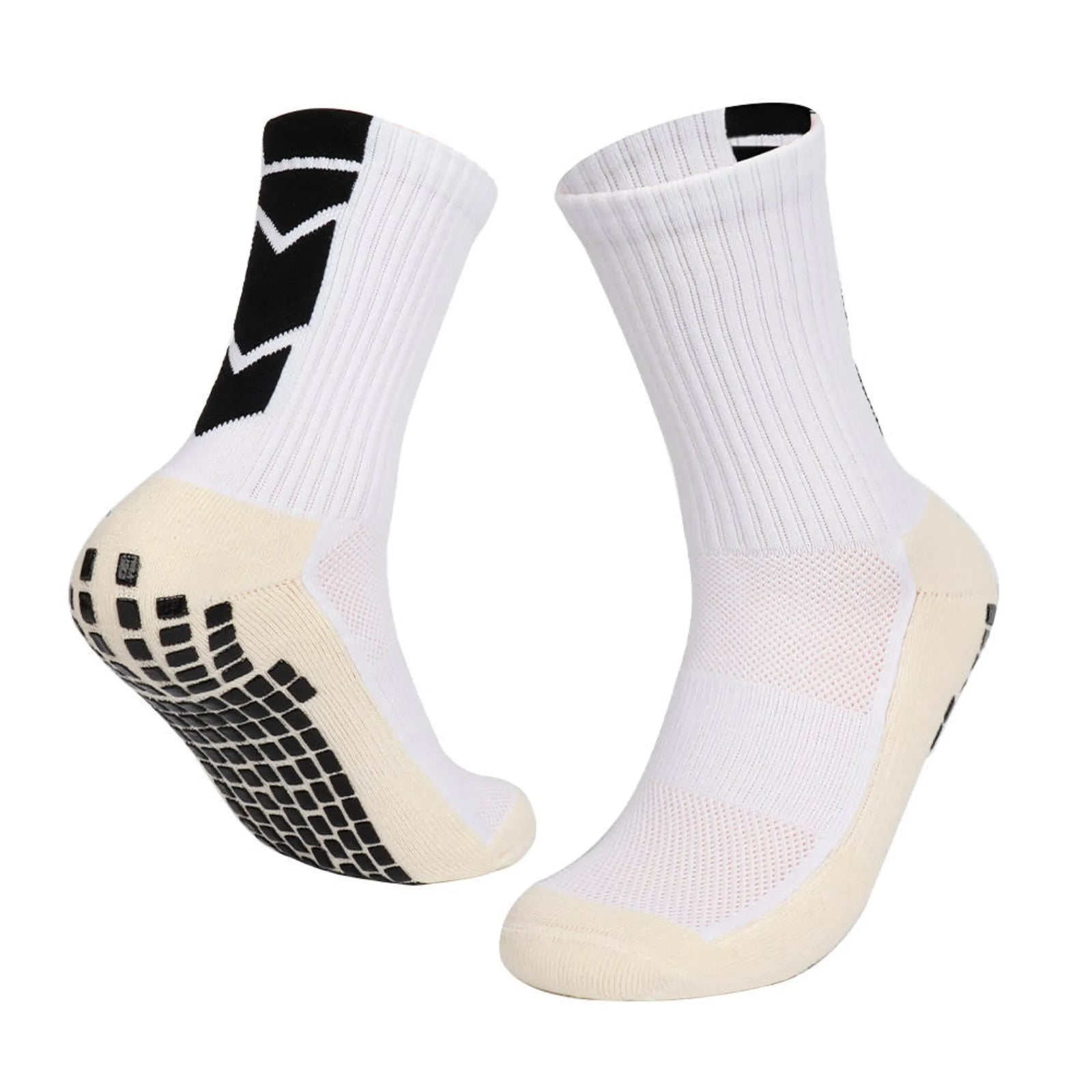 Grip Star Anti Slip Soccer Socks | Multi Color | White