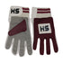 HS Indoor Batting Gloves | Art Leather | Grey/Brown