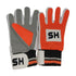 HS Indoor Batting Gloves | Art Leather | Grey/Orange