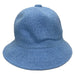 Kongol Style Bucket Hat | Baby Blue