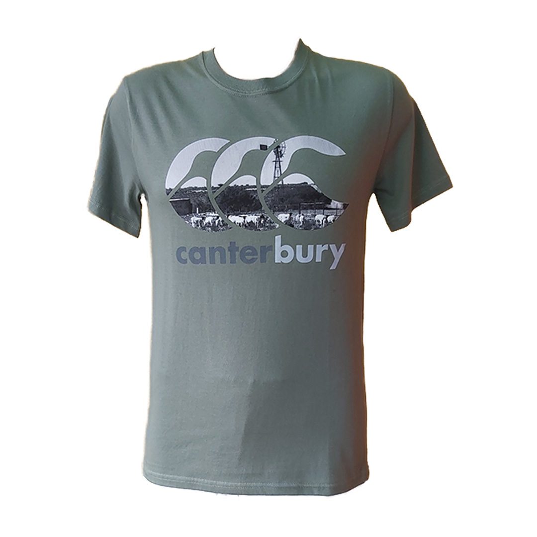 Canterbury Large CCC Logo Tee | Windpomp / Khaki