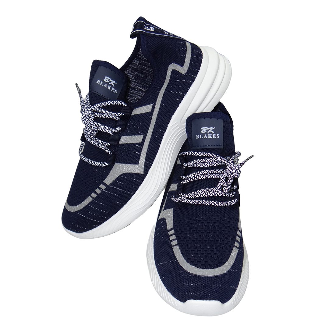 Blakes Men Leisure Shoes | Black, Navy, White | Navy