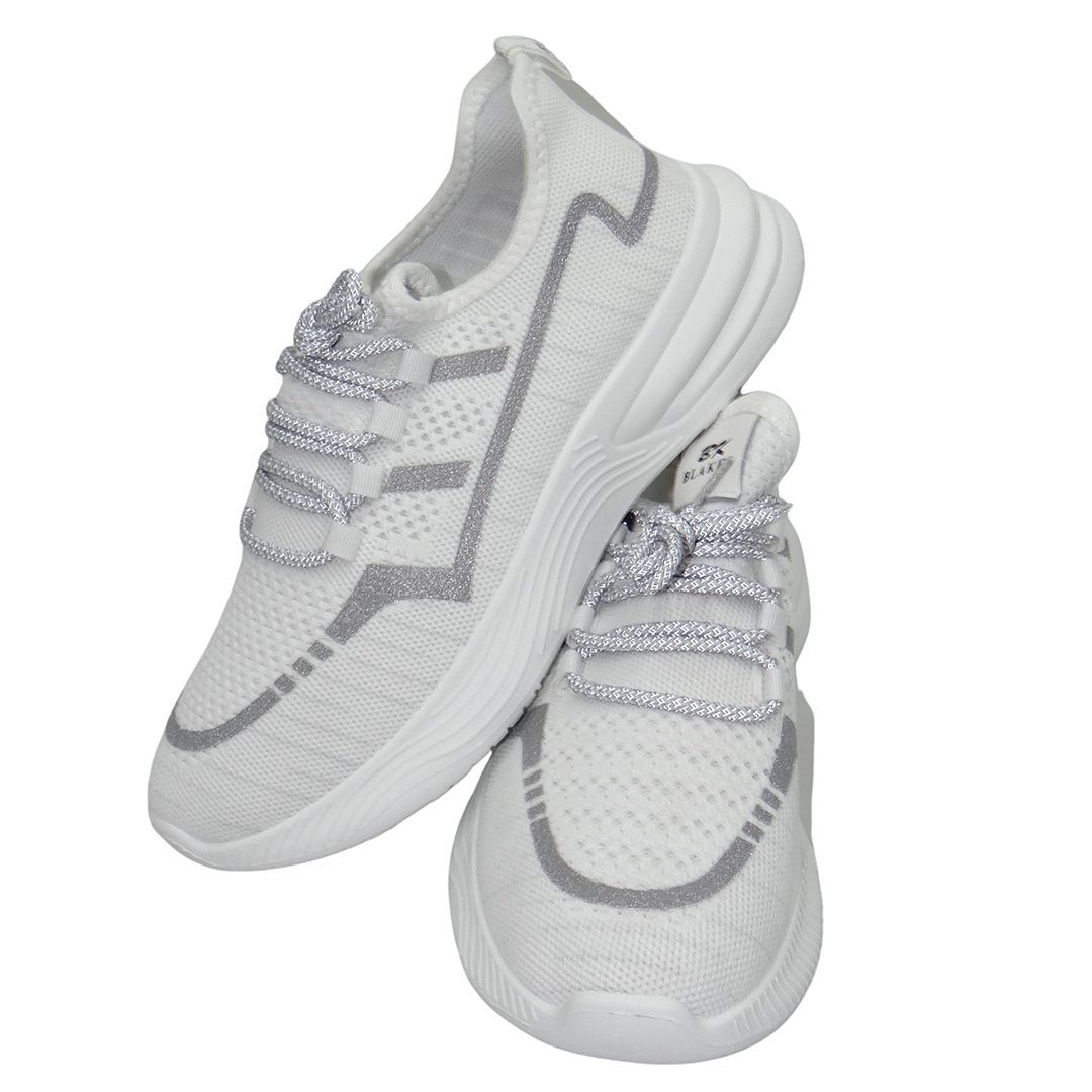Blakes Men Leisure Shoes | Black, Navy, White | White